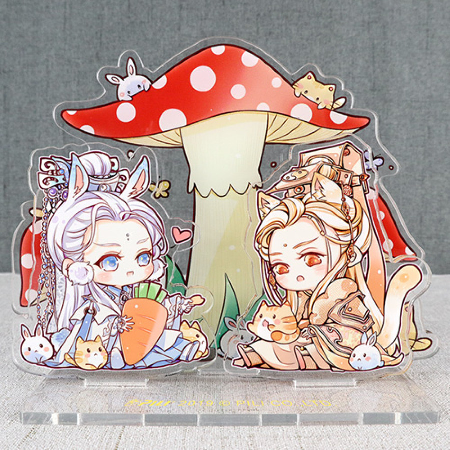 Q 版壓克力多插立牌-道真雙秀