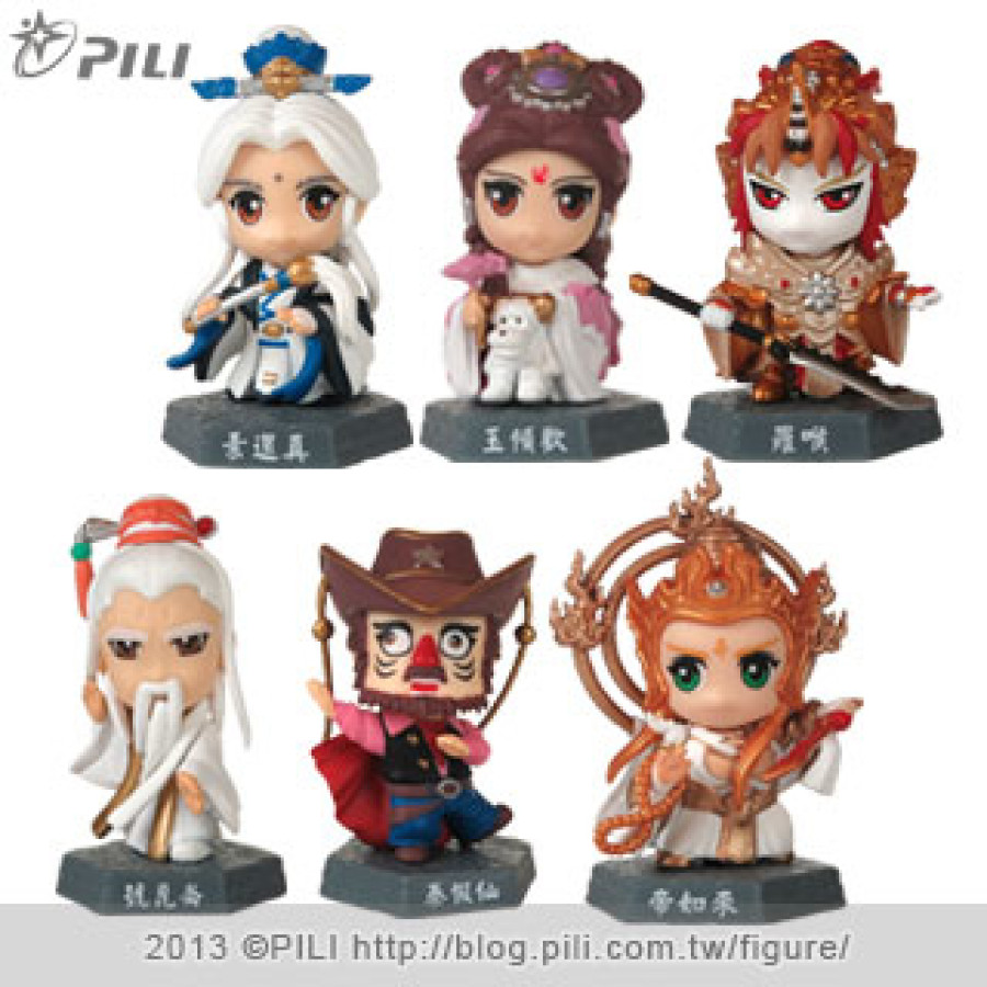 [OUTLET]Q版限定公仔A組—6入含收藏盒