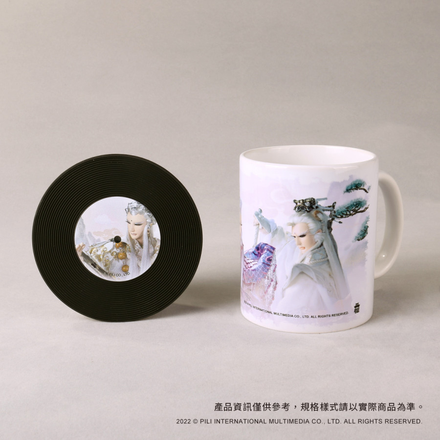 黑膠杯墊馬克杯組-三教先天