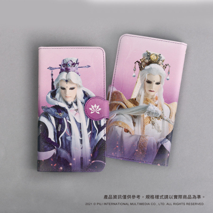 霹靂英雄６吋皮質可推式手機套－素還真(刀說版)+談無慾(刀說版)