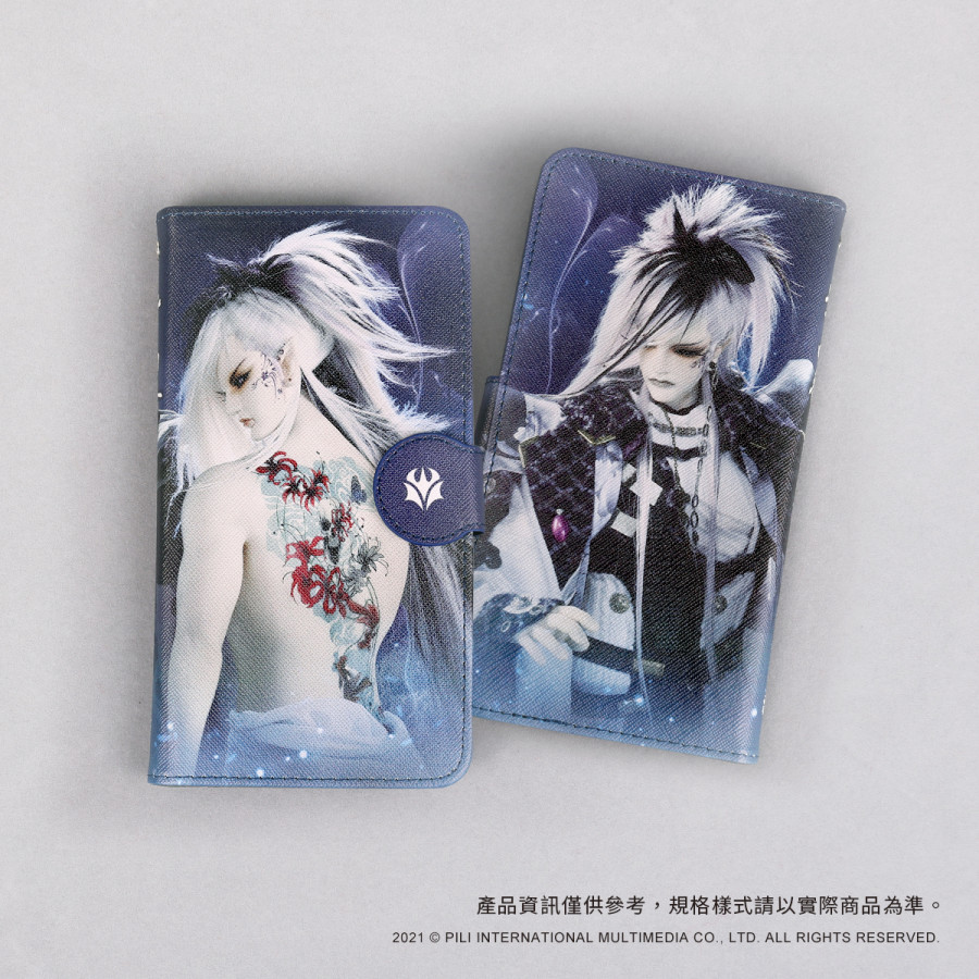 霹靂英雄６吋皮質可推式手機套－花信風