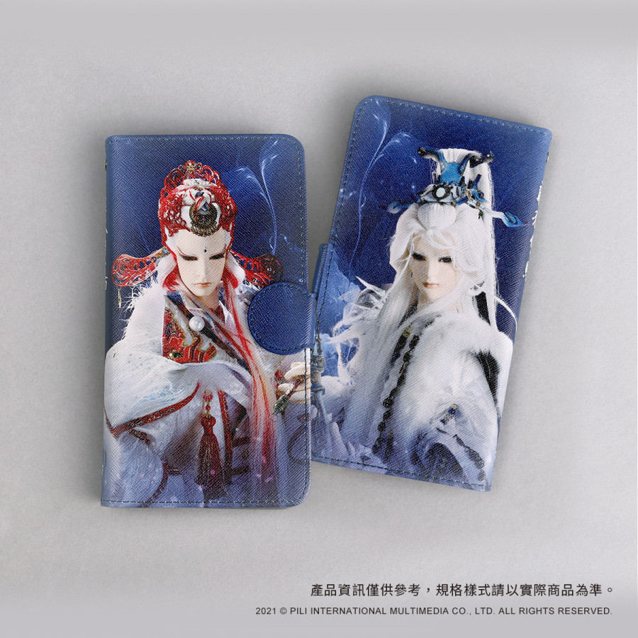 霹靂英雄６吋皮質可推式手機套－琴狐+占雲巾