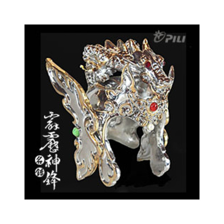 霹靂神鋒名錄—羅喉頭盔(金銀雙色)