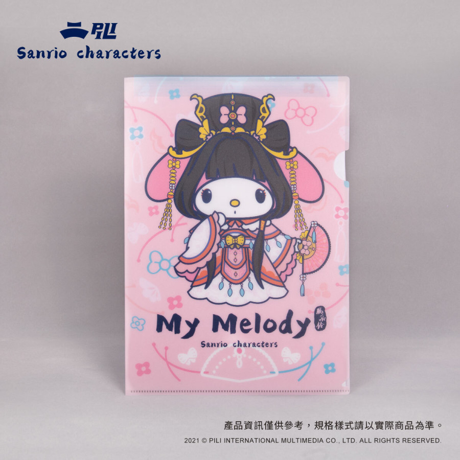 【霹靂x三麗鷗】聯名款強力L型夾-美樂蒂x風采鈴
