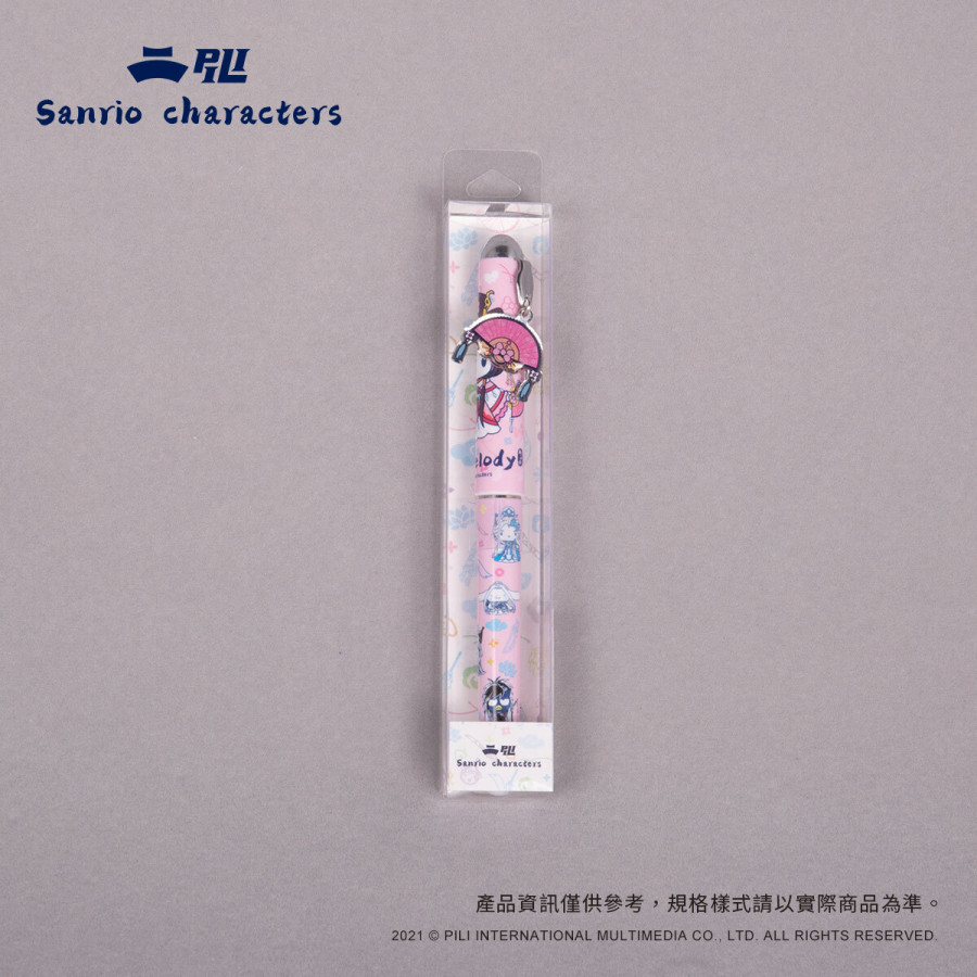 【霹靂x三麗鷗】聯名款吊飾鋼珠筆-美樂蒂x風采鈴