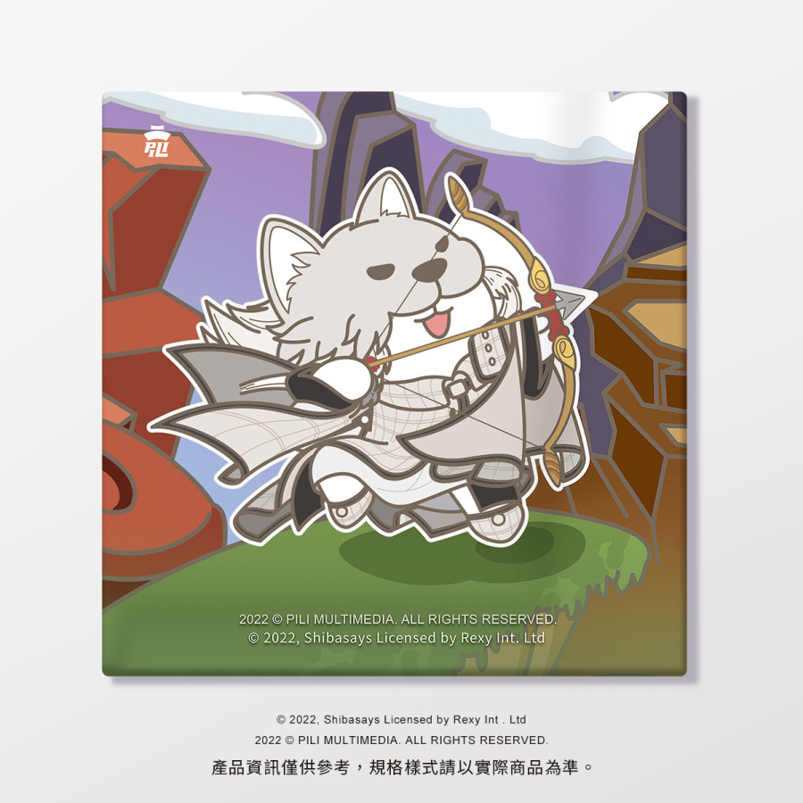 【霹靂x柴語錄】方形杯墊-天柴X北狗